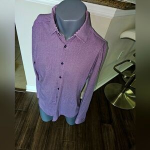 Stone Rose Large Long Sleeve Button-down Shirt